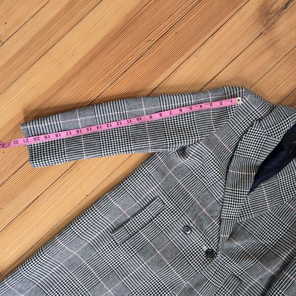 J.Crew Daphne Topcoat 2P Plaid Wool Blend Academia Preppy Lightweight Spring - Picture 9 of 15